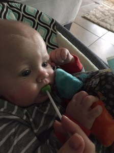 Bodi is teething so I soak these sponges in water, freeze them.  He lOVES them!
