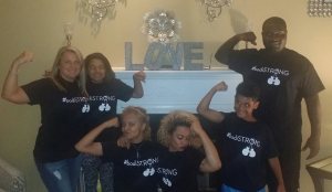 Monica, Kendall, Bailey, Morgan, Roman, and Ron